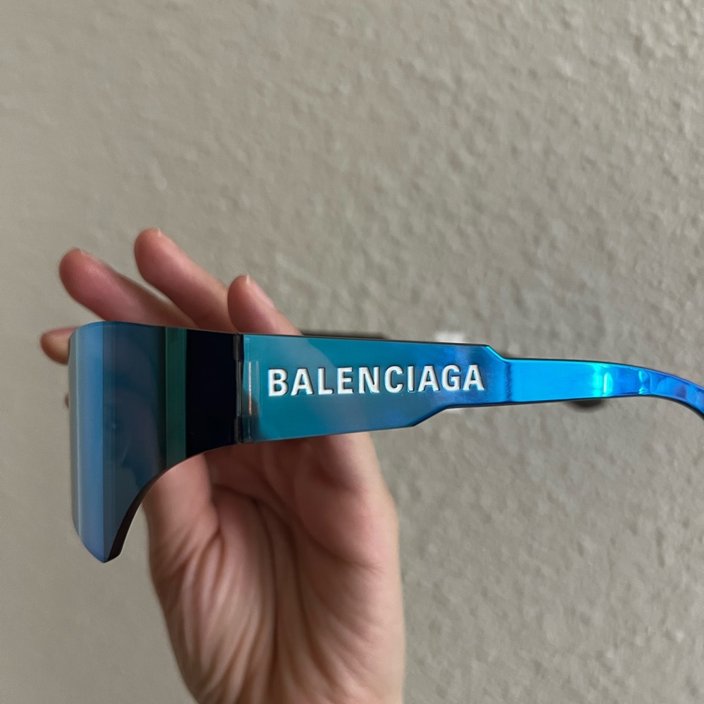 Balenciaga shield sunglasses